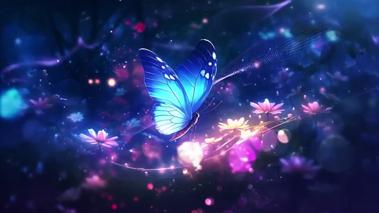 Blue Butterfly 1111 Hz ~ Receive The Highest Vibrations, Love, Wealth And Blessings