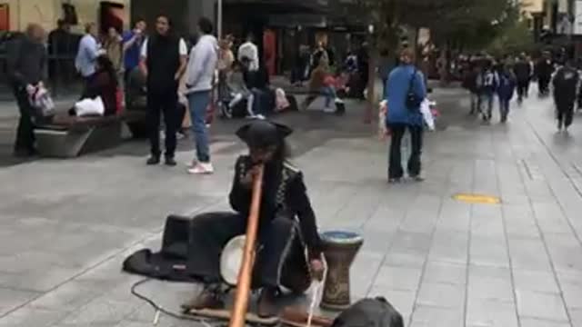 Didgeridoo music Rundle Mall