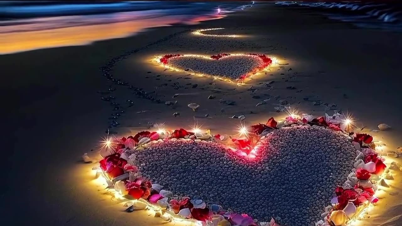 Heart fireworks