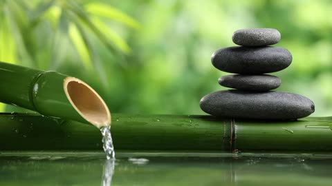 Bamboo Fountain Water Sounds for Relaxation and Sleeping