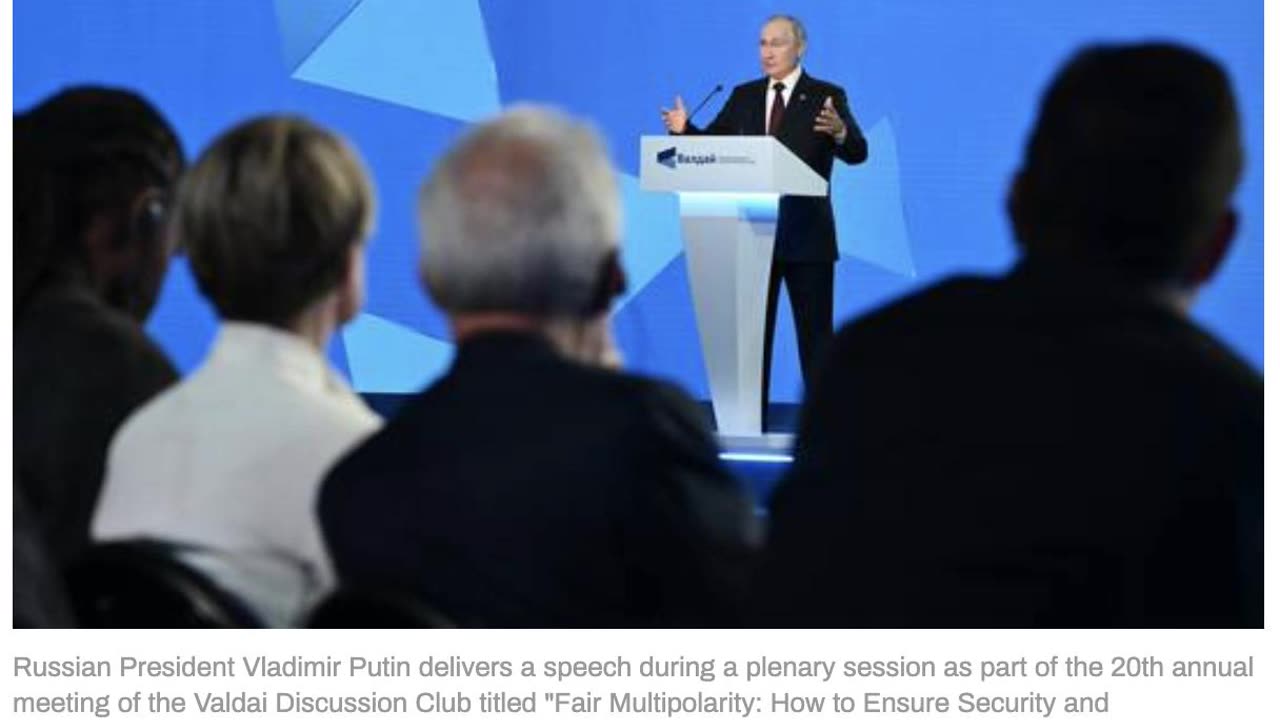 Western prosperity based on worldwide pillage – Putin