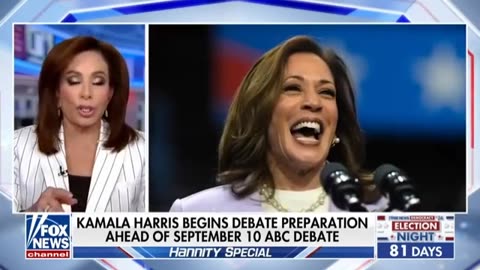 Judge Jeanine: What is Kamala Harris so afraid of?