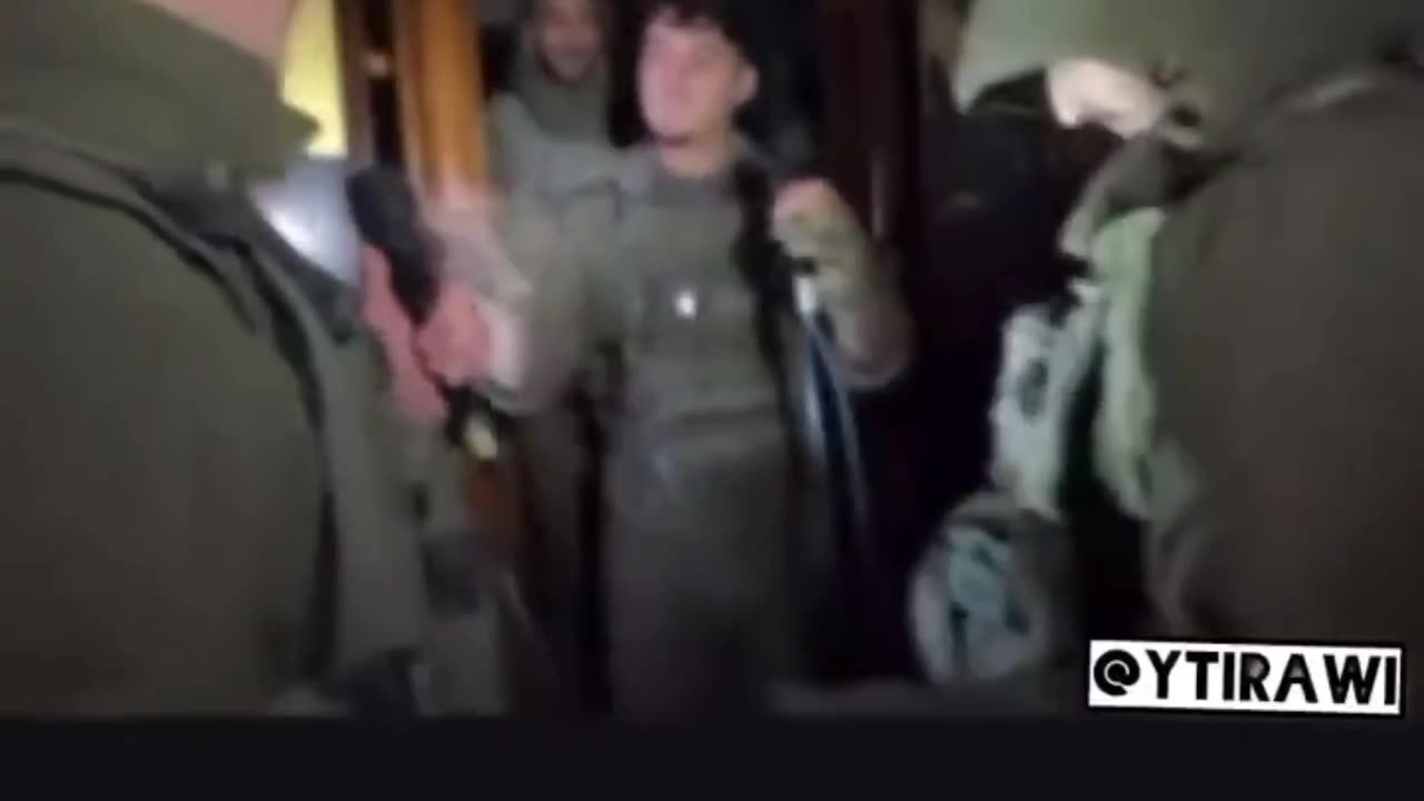 Jewish soldiers desecrate a Greek Orthodox Church