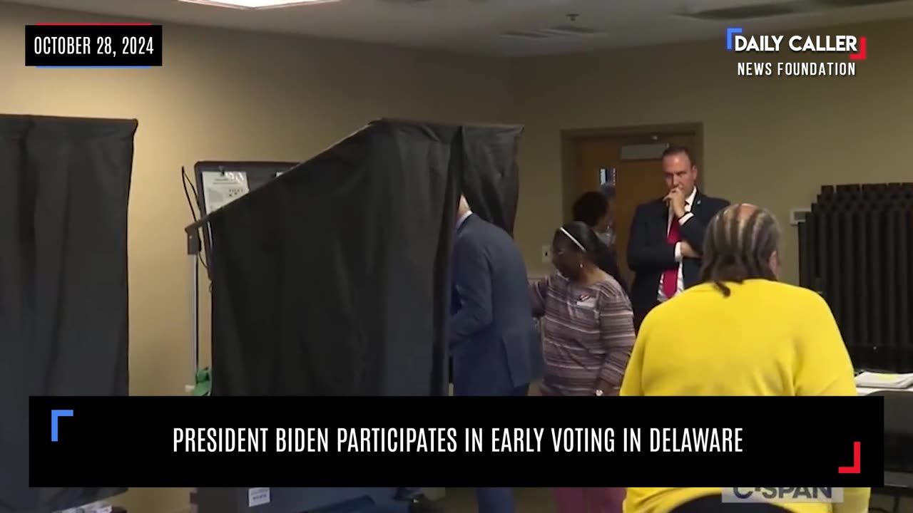 President Biden Participates in Early Voting in Delaware