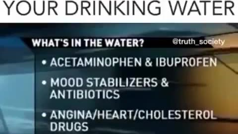 Drinking Water Drugged