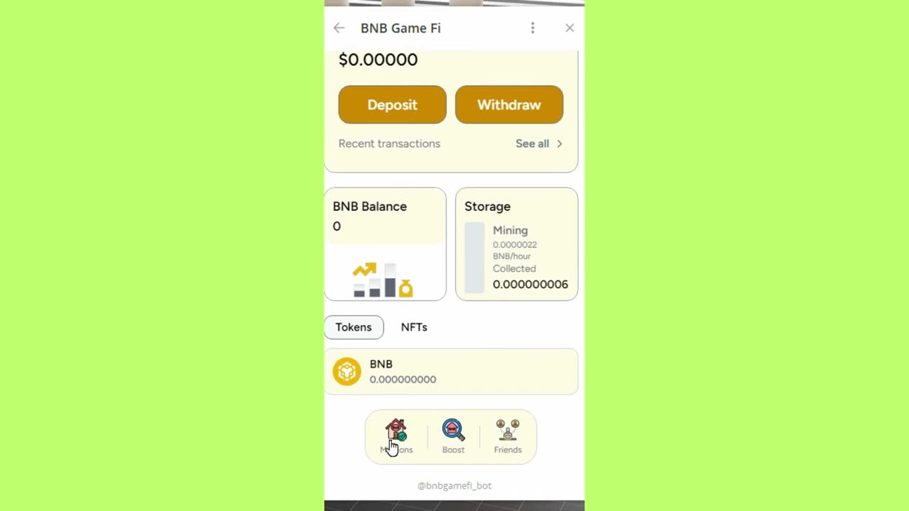 BNB Game Fi GameFi Play-To-Earn BNB same hot wallet