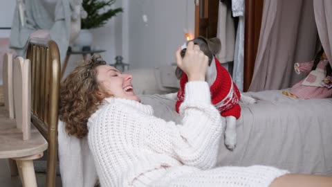 Alone at home for NY & Xmas holidays but not lonely with pet