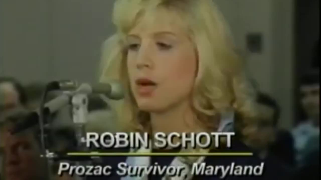 Are antidepressants the reason for the mass number of school shootings? From 1991 FDA hearing