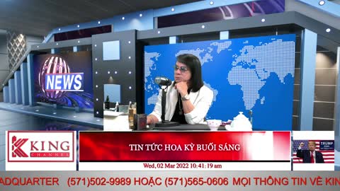TIN TỨC HOA KỲ BUỔI SÁNG - 03/02/2022 - The KING Channel