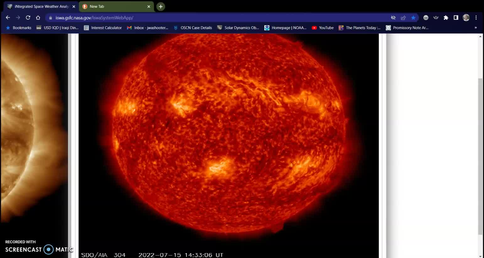 Huge Plasma Ribbon Inbound 07-15-22