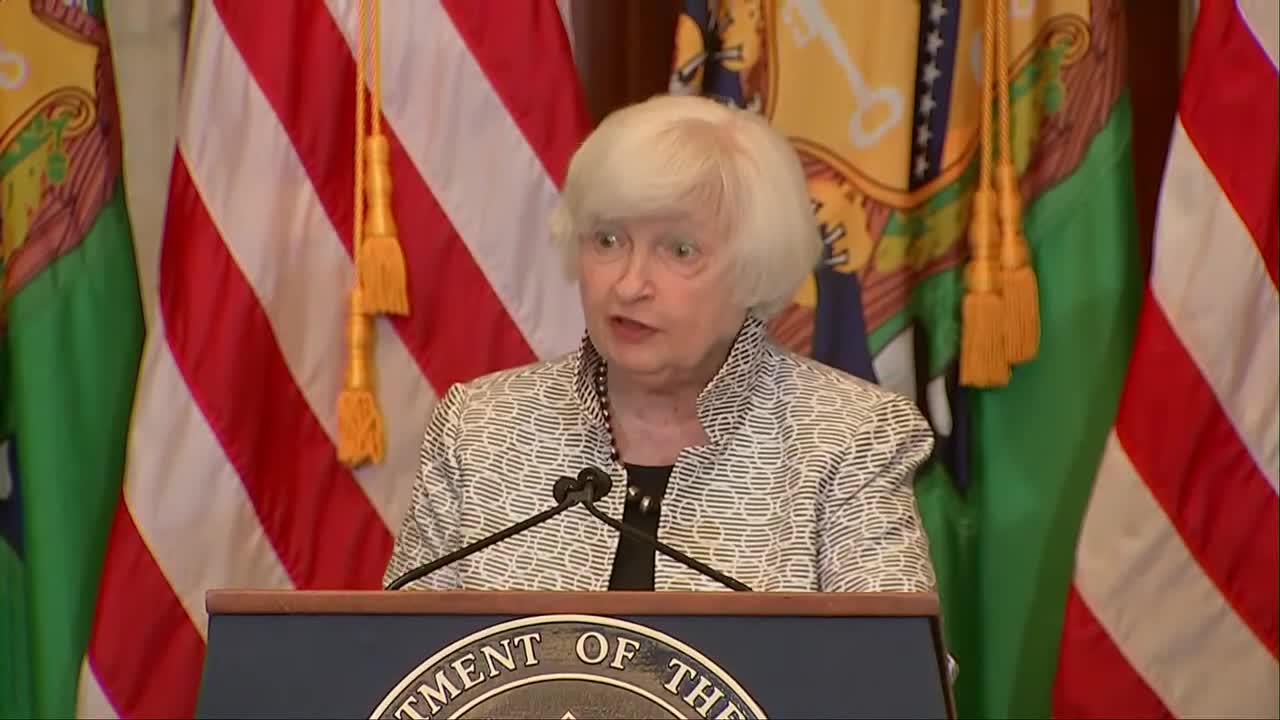 Treasury Secretary Yellen holds press conference on state of US economy