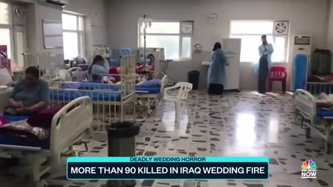 More than 90 peoples dead after Iraq wedding erupts in fire