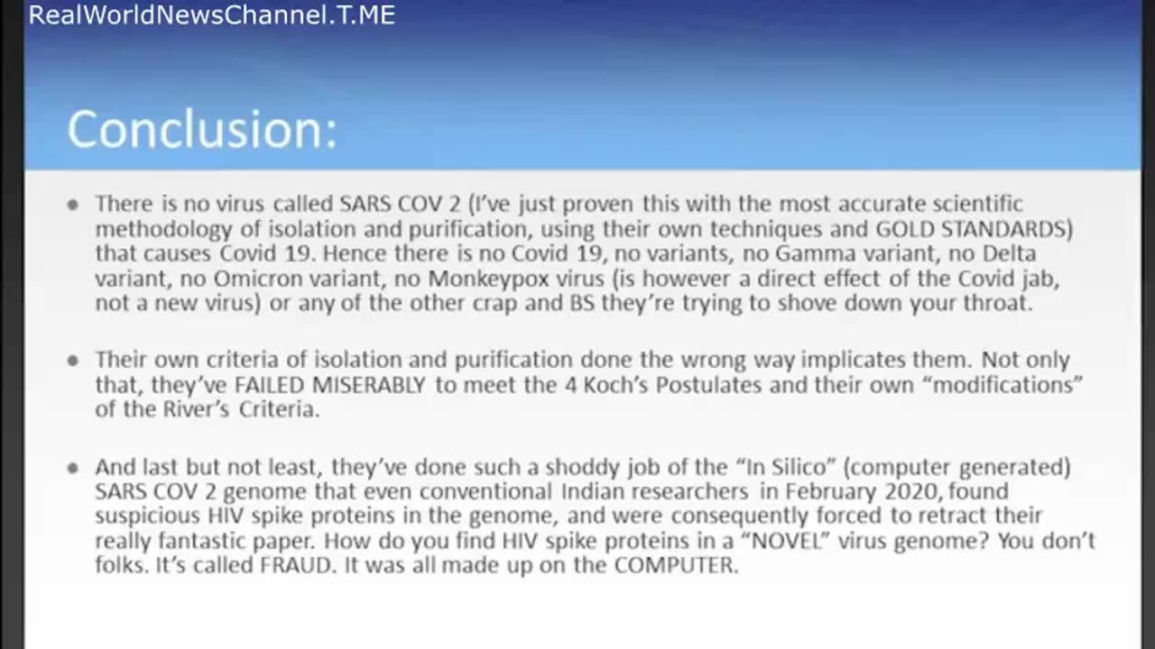 There Is No SARS-CoV-2, There Is No COVID-19