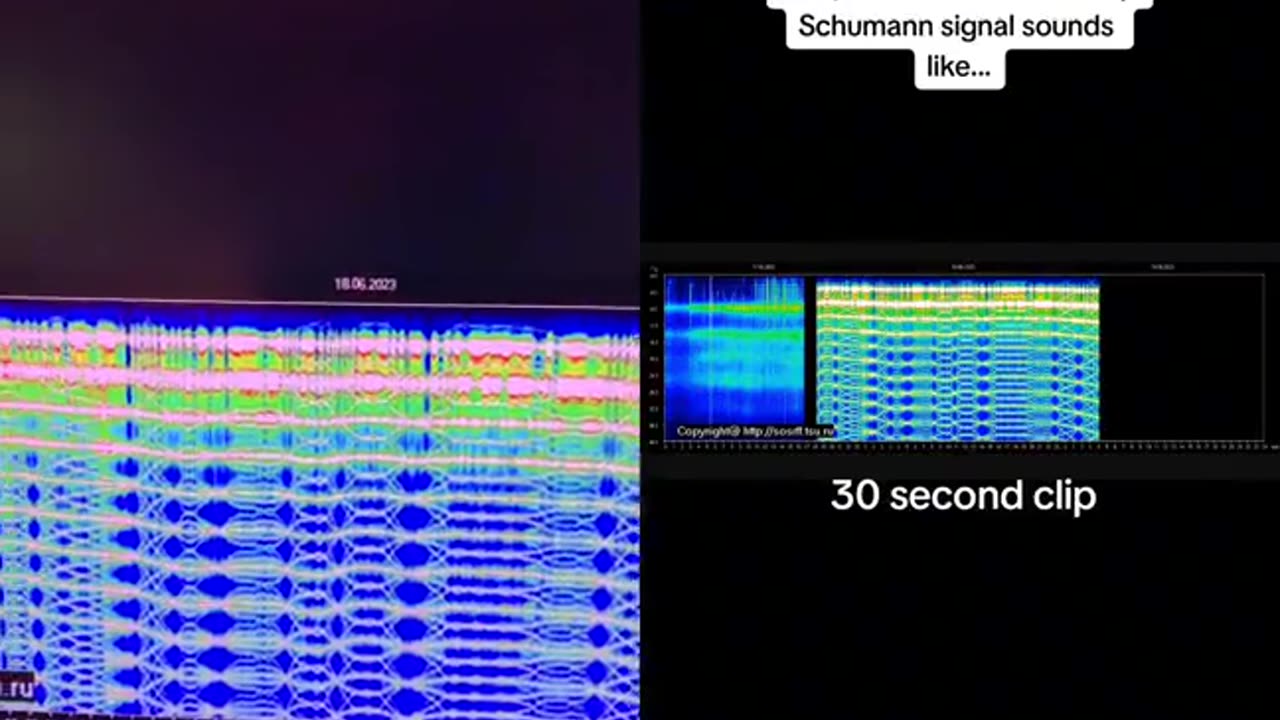 THIS IS WHAT A SCHUMANN SIGNAL SOUNDS LIKE