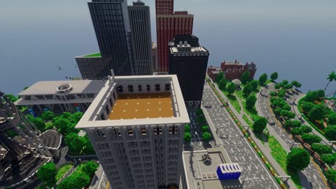 Building New Serenity #94 Filling Out the Skyline (Part 41) Minecraft Timelapse