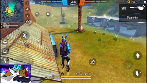 Free Fire EM 1 PESSOA wonderful god operation, learn quickly8