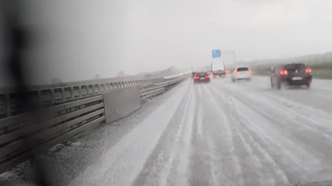 Germany Ice Storm Berliner-Ring