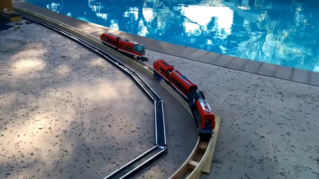 7938 LEGO City Train crash compilation