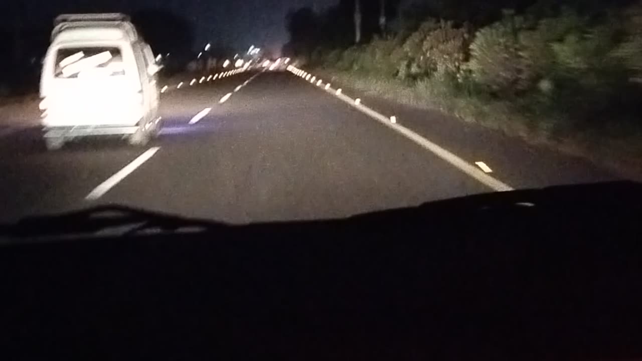 Night drive at pakistan