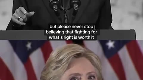 Kamala Harris copied parts of Hillary Clinton's concession speech LOL 11/6/24