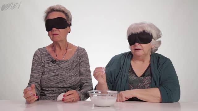 Grandmas Do Blindfold Touch Test Part 2