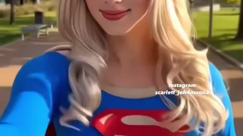 Scarlett Johansen As Superwoman