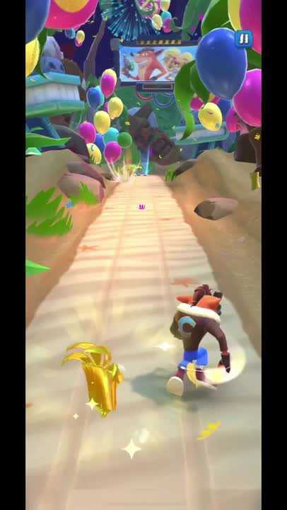 Nitro Crab Battle Run Gameplay On Beach Jungle - Crash Bandicoot: On The Run! (Season 5 Boss)