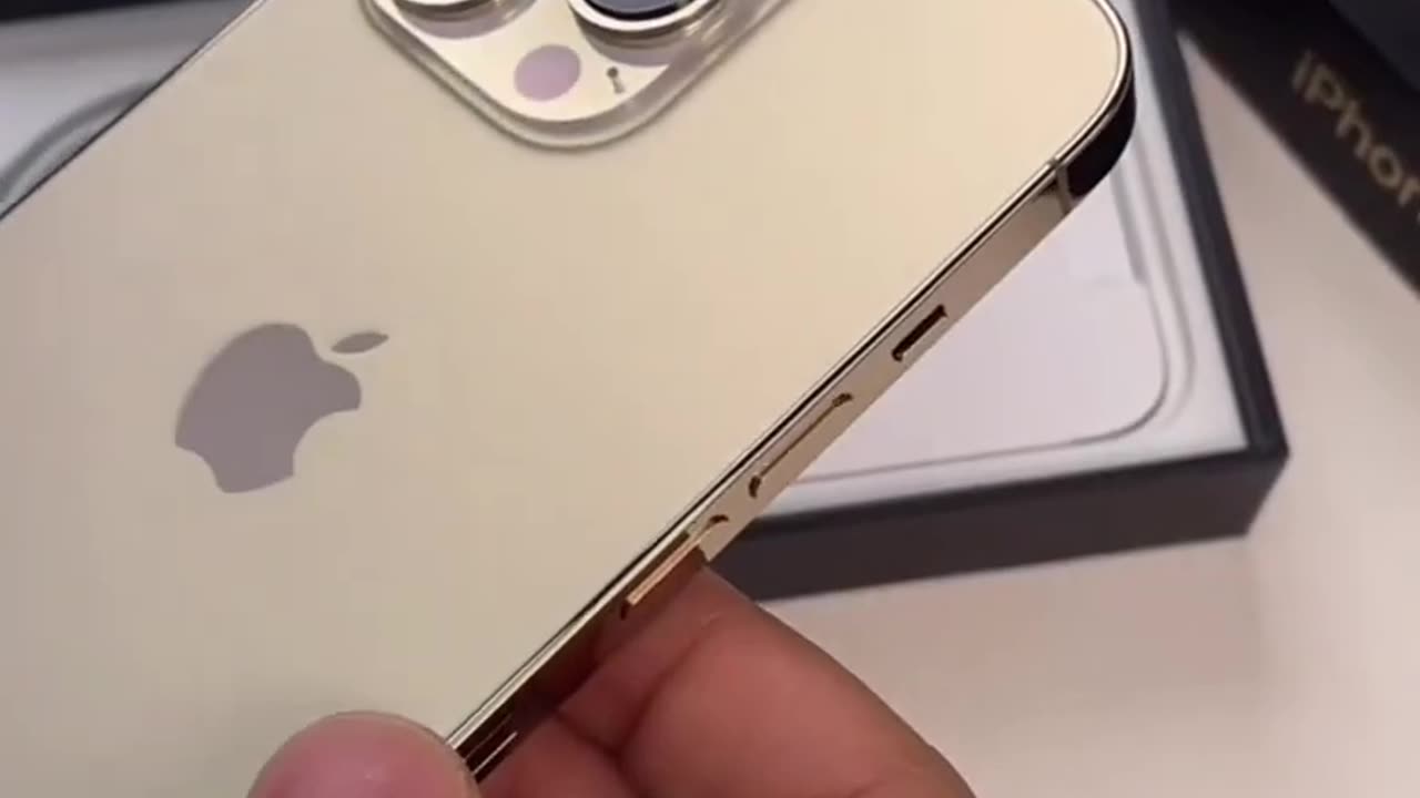 Iphone 13 Pro Gold Color Unboxing