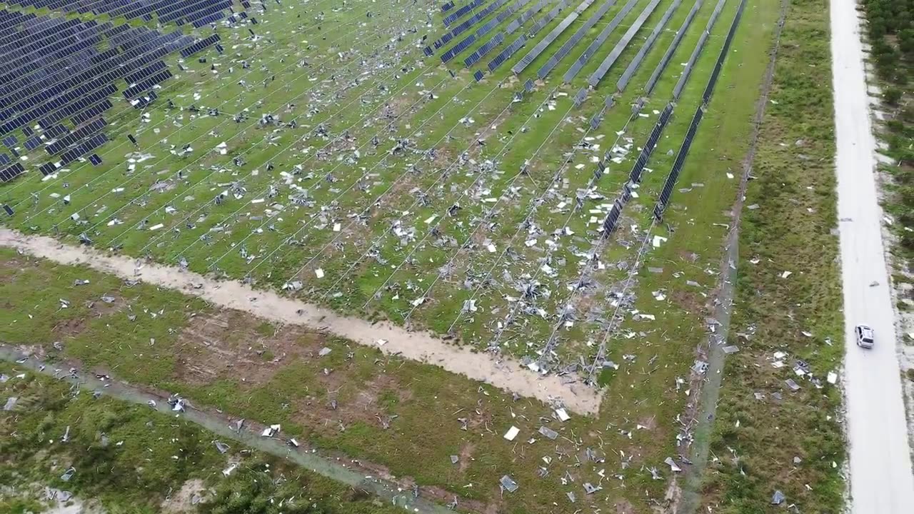 Hurricane Milton, tornadoes destroyed solar farm in Highlands County, Florida