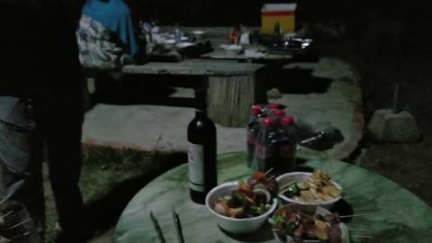 Bbqs time beatiful night
