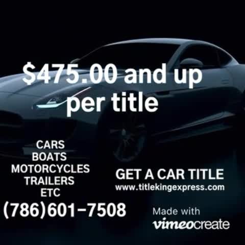 GET A CAR TITLE - TITLE KING EXPRESS