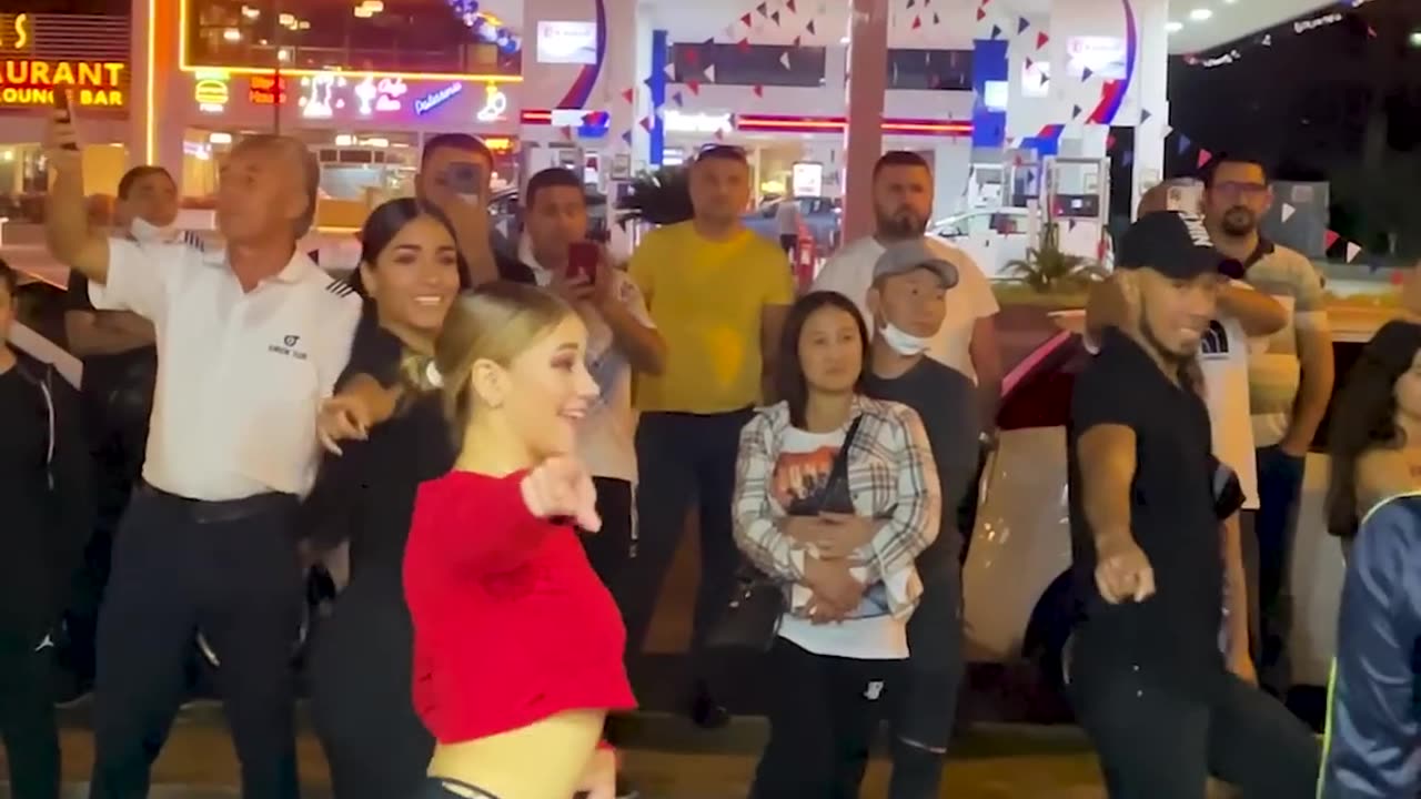 Turkish Icecream shop group dance