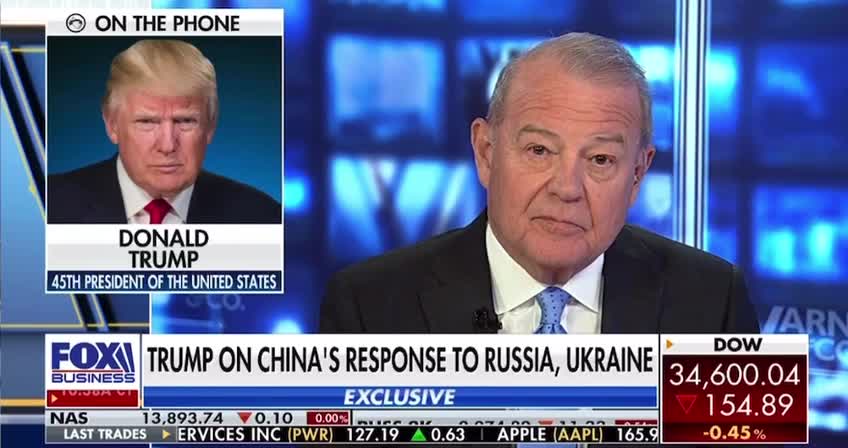 Trump on China's response to Russia, Ukraine