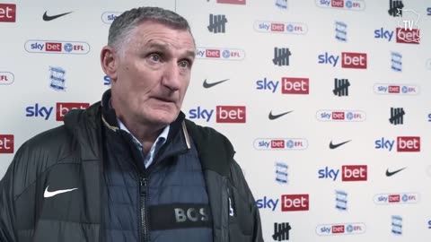 Tony Mowbray | Birmingham City 1-0 Blackburn Rovers | Sky Bet Championship post-match reaction