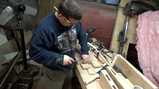 Hand made mortise and tenon door