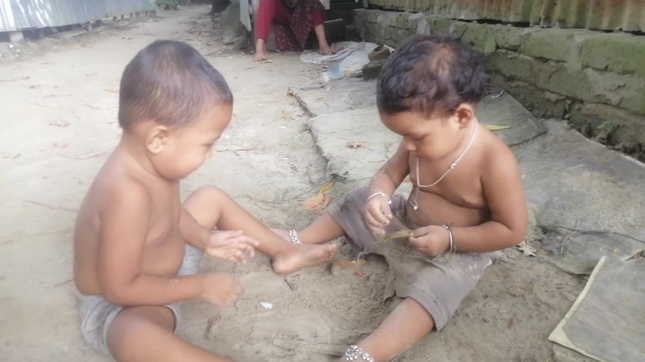 Two cute Baby from Bangladesh #baby