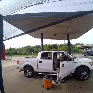 Baby getting cleaned