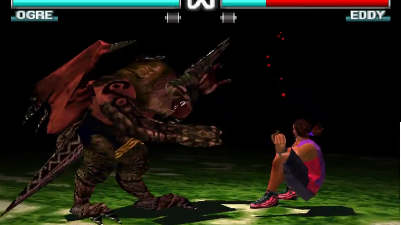 Tekken 3 True Ogre Secret Move - 'Bloody Scissor' - 60% Damage