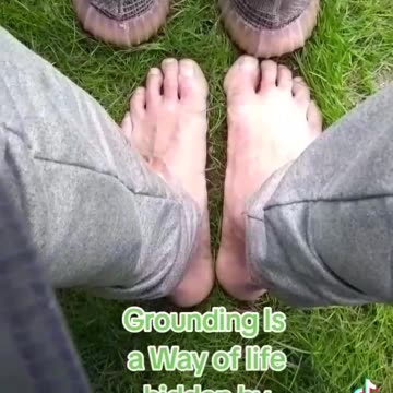 Grounding is a way of life not taught 💚💙💜