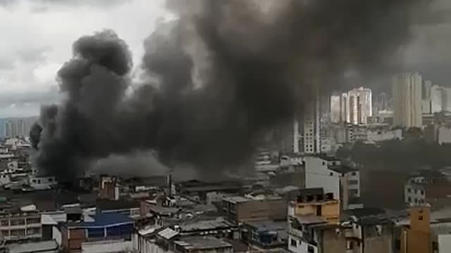 Incendio en Bucaramanga segundo vídeo