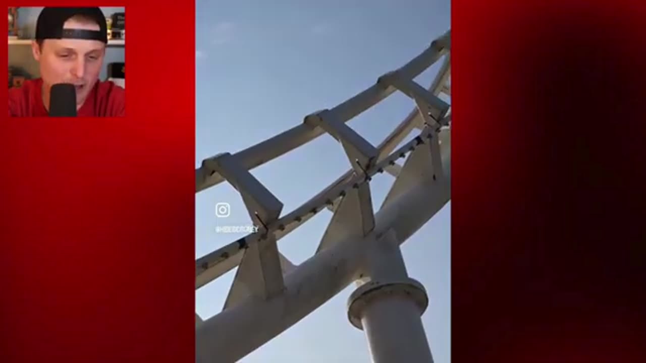 Zip Tied Roller Coaster for Safety and The Pringles Man is a Cop