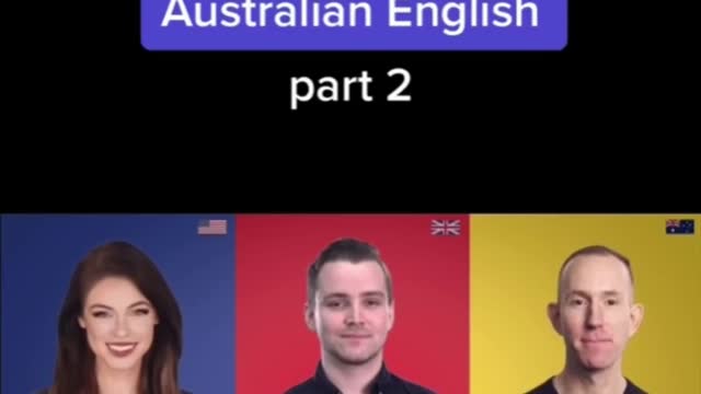 American Vs British Vs Australian English