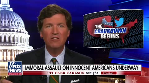 Tucker - Corporations Colluding With Democrats To Silence Americans