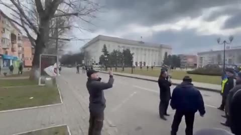 Footage from Kherson