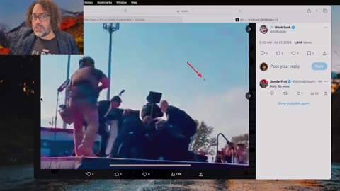 UFO & Four Orbs at Trump Rally Assassination Attempt July 13, 2024