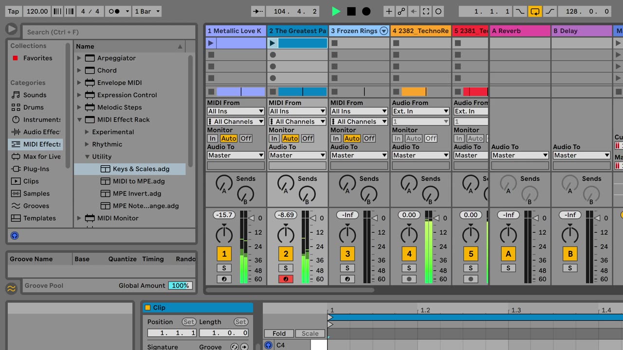 PRACTICE WITH ABLETON LIVE!