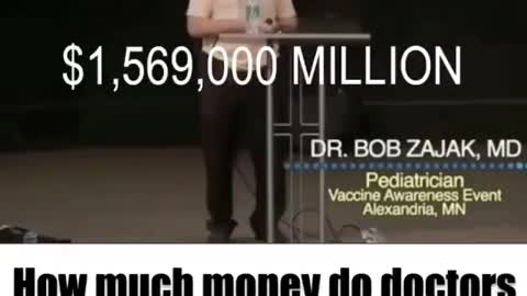 How much money doctors make to get people vax