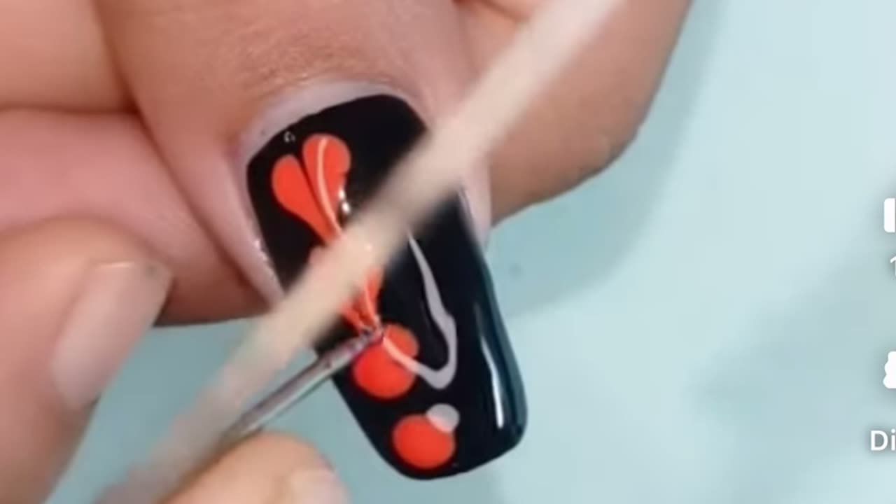 Without tools using nail art design for beginners