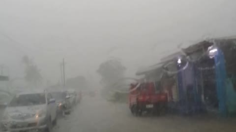 Rain Fall in Philippines