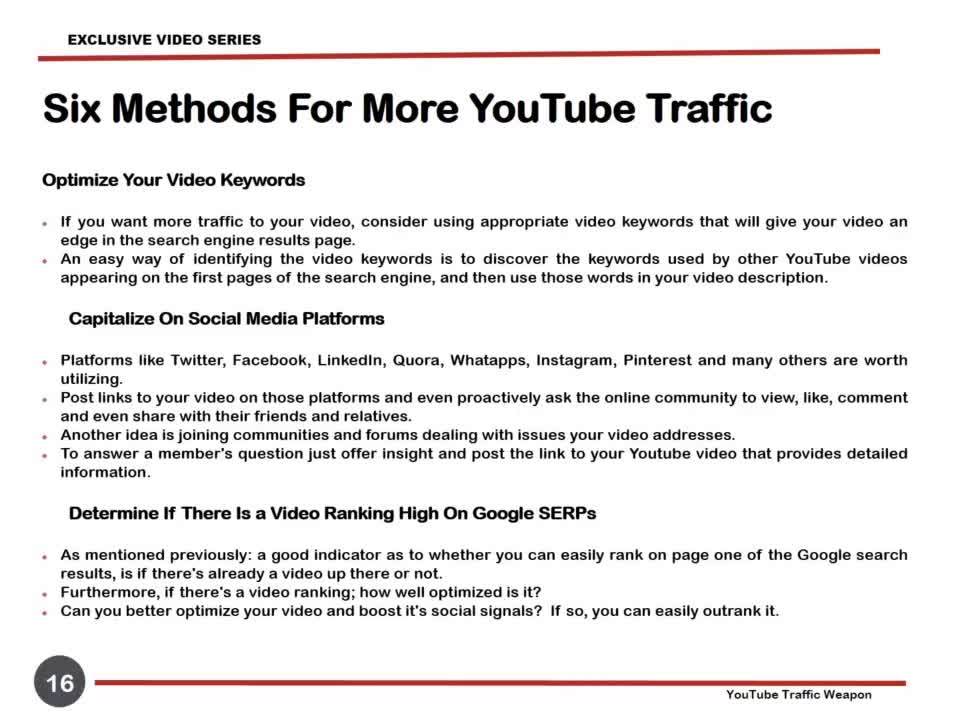 Daily Earning Method With YouTube Black Hat15